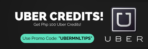 Get FREE UBER Credits. Use Promo Code "UBERMNLTIPS"