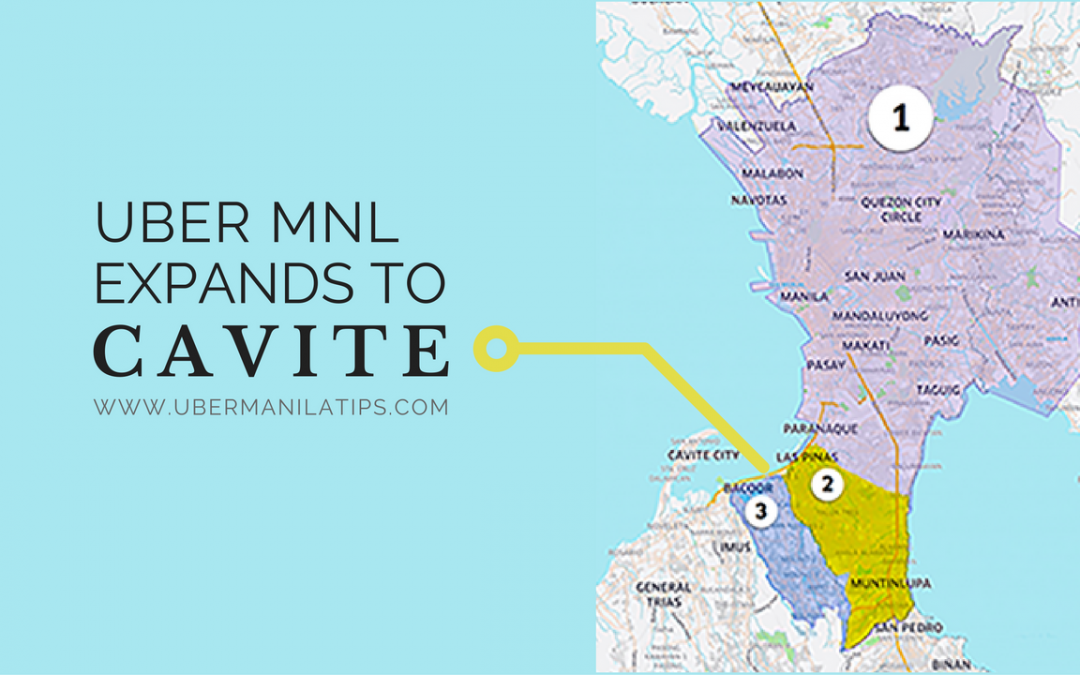 Uber Manila expands to Cavite